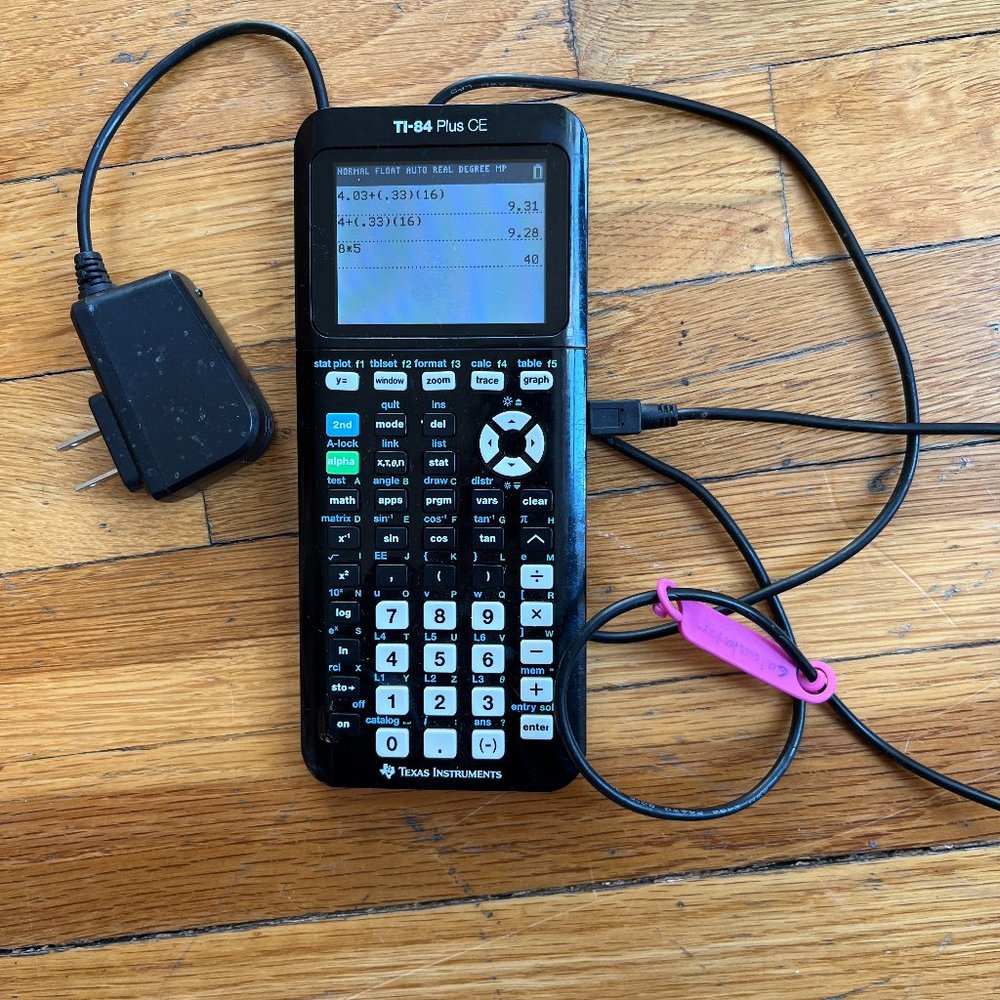 Texas Instruments TI-84 Plus CE graphing calculator